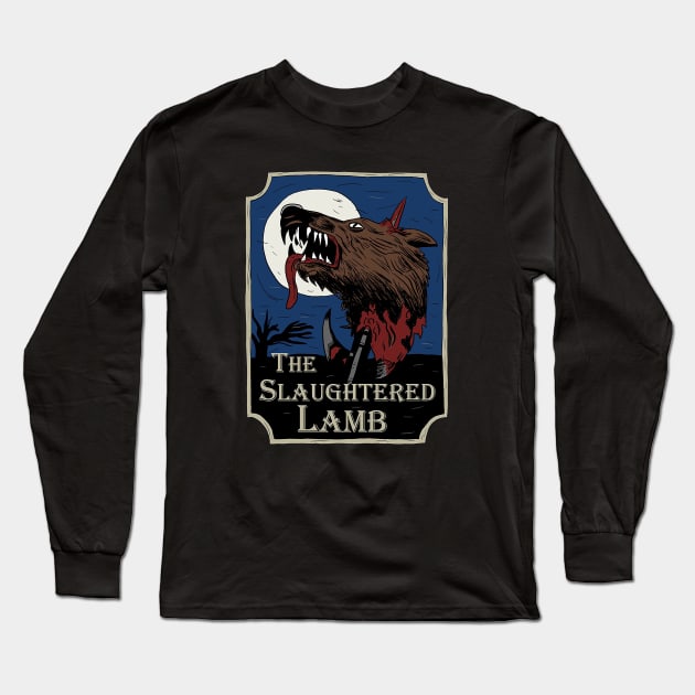 American Werewolf in London Urban Legend Long Sleeve T-Shirt by WikiDikoShop